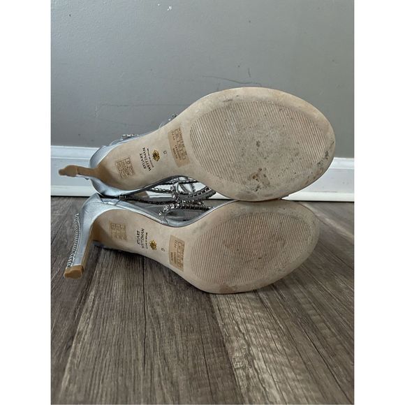 Stuart Weitzman Nudistglam Crystal-Embellished Gladiator Sandals US 8 $795 - Picture 11 of 11